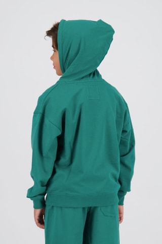 Felpa con cappuccio - Verde