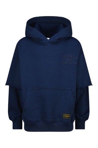 Felpa con cappuccio - Blu