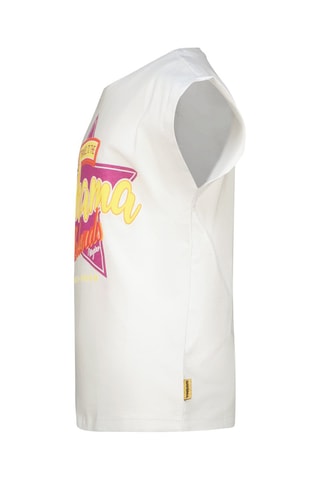T-shirt - Bianco, giallo e rosa