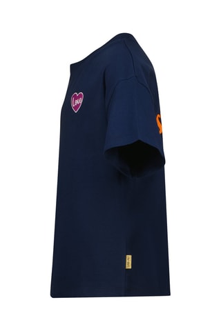 T-shirt - Blu e rosa