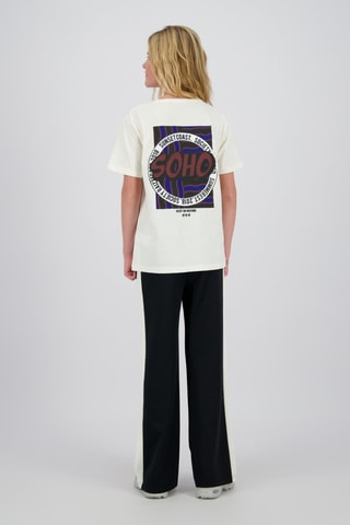 T-shirt Teresa - Bianco, nero e marrone