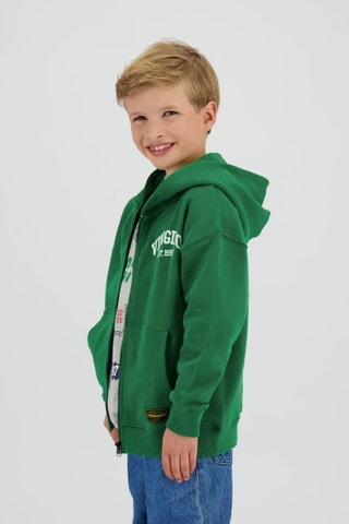 Felpa con cappuccio - Verde