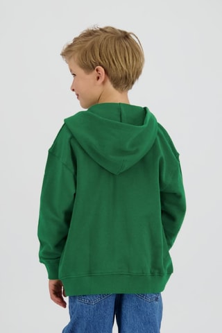 Felpa con cappuccio - Verde