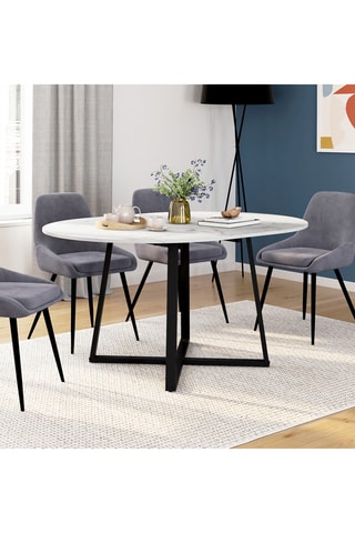 Mesa con tablero extensible Sana - 110/150 x 110 x 75 cm