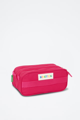 Trousse - Fuchsia et bleu marine