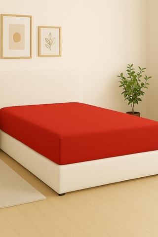 Drap-housse - Rouge