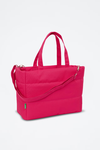 Cabas - Fuchsia et bleu marine