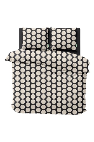 Parure de couette en coton 71 fils/cm² - Noir