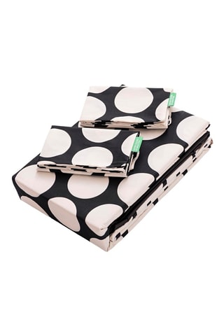 Parure de couette en coton 71 fils/cm² - Noir