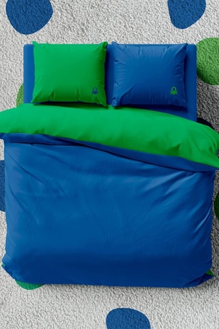Parure de couette - Vert et bleu