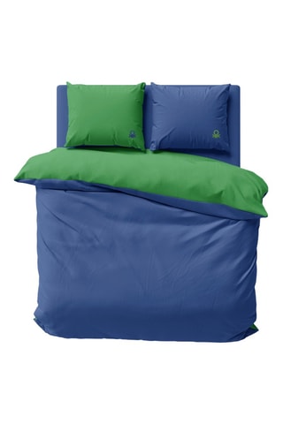 Parure de couette - Vert et bleu