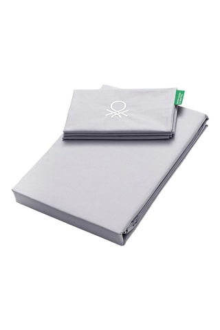 Parure de couette en coton 79 fils/cm² - Gris