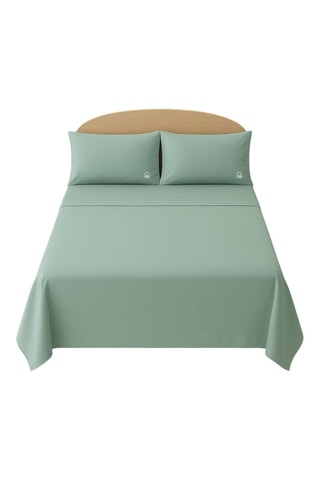 Parure de draps en coton 71 fils/cm² - Vert