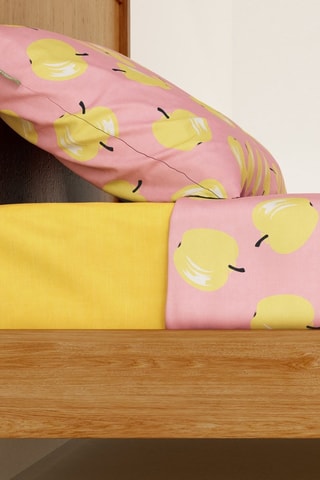 Parure de draps en coton 57 fils/cm² - Rose