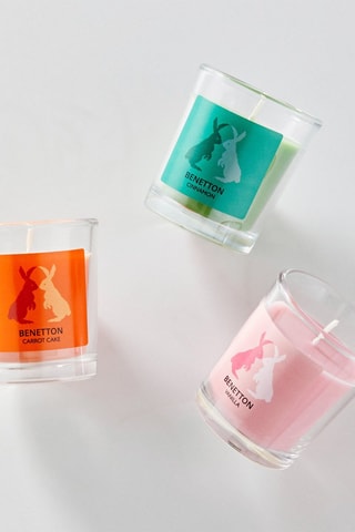 3 bougies parfumées - Gâteau carotte, vanille et cannelle - 3 x 65 g