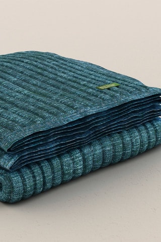 Plaid - Bleu canard - 140 x 190 cm