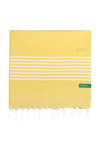 2 serviettes hammam Jaune - 80 x 165 cm