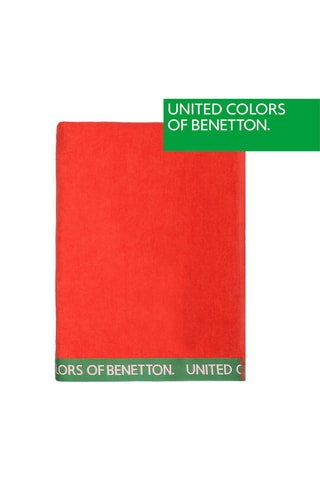 2 serviettes de plage Rouge - 90 x 160 cm