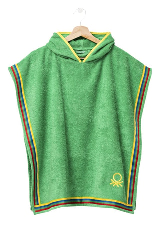 Poncho à capuche - Vert