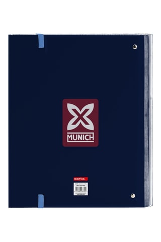 Classeur à anneaux - Bleu roi - 27 x 32 x 3,5 cm