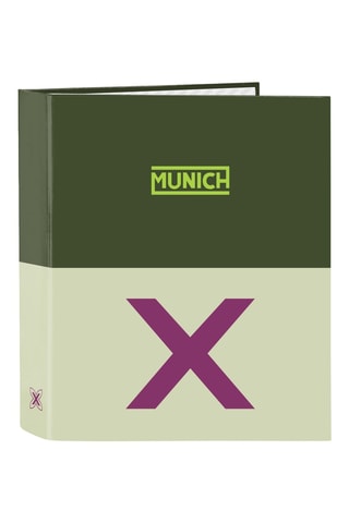 Classeur à anneaux - Vert - 27 x 33 x 6 cm