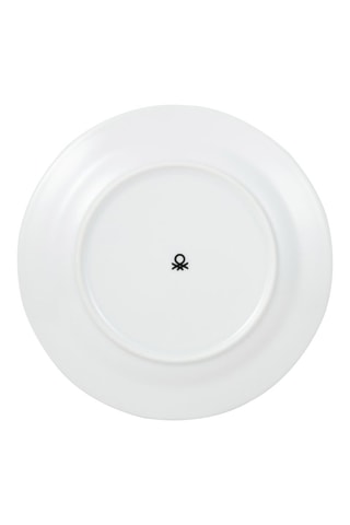 Assiette plate en porcelaine - 19 cm