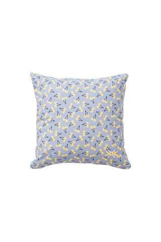 Coussin - Bleu et jaune - 40 x 40 cm