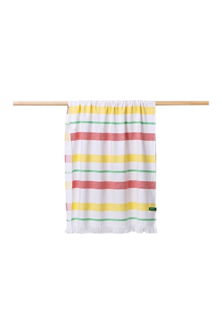 Drap de plage - Blanc - 80 x 165 cm
