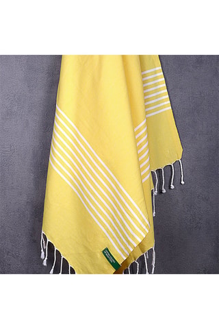 Drap de plage - Jaune - 80 x 165 cm