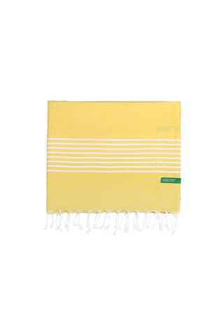 Drap de plage - Jaune - 80 x 165 cm