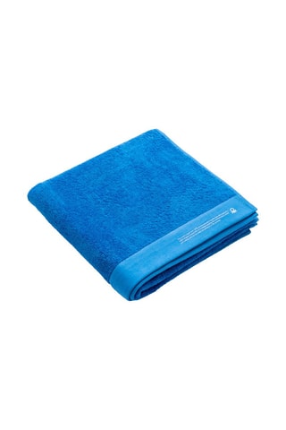 Drap de bain en coton biologique - Bleu - 90 x 150 cm