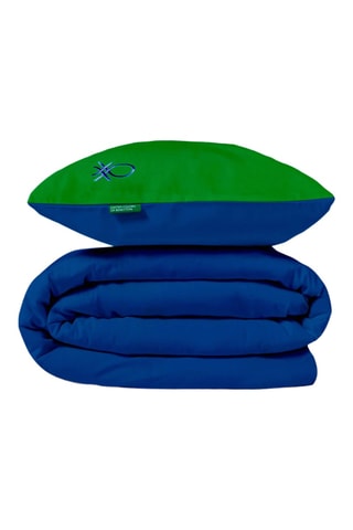 Parure de lit - Bleu et vert
