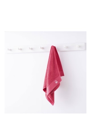 3 serviettes de toilette - Rose - 50 x 90 cm