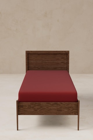 2 draps-housses Rainbow - Rouge