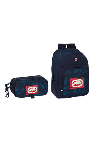 Sac à dos et trousse - Bleu marine