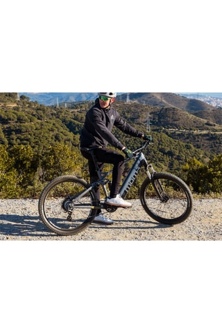 VTT électrique EMTB 27,5" - Gris et noir - 180 cm à 2 m - Jusqu'à 120 km