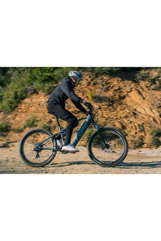 VTT électrique EMTB 27,5" - Gris et noir - 180 cm à 2 m - Jusqu'à 120 km