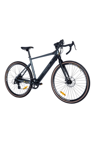 Vélo électrique E-Gravel 28" pro - Bleu et noir - 160 à 195 cm - Jusqu'à 80 km