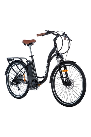 Vélo électrique de ville Ebike 28" Alu - Noir - 170 à 195 cm - Jusqu'à 80 km