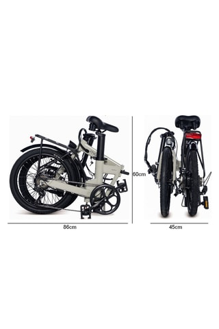 Vélo Fold-e - Beige et noir 