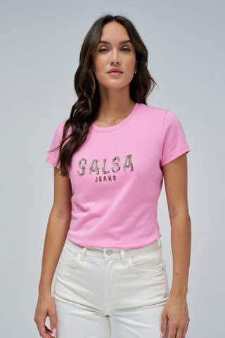 T-shirt regular - Rose