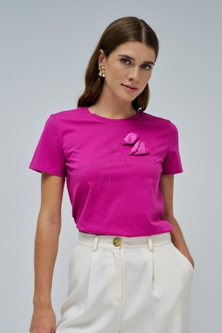 T-shirt regular - Rose
