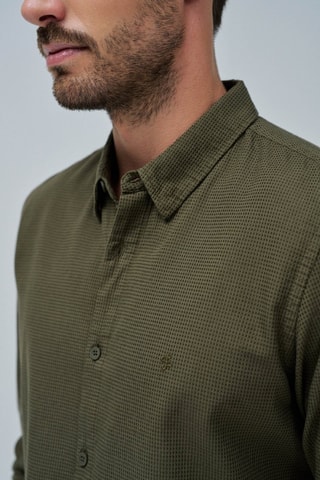 Chemise regular - Vert