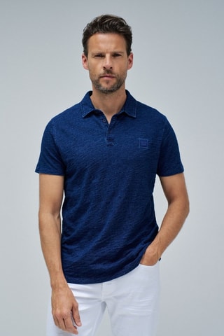 Polo regular - Bleu