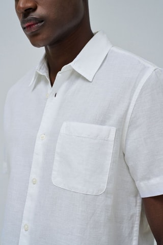 Chemise regular - Blanc