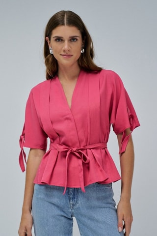Blouse regular - Rouge