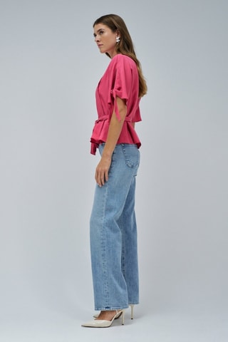 Blouse regular - Rouge