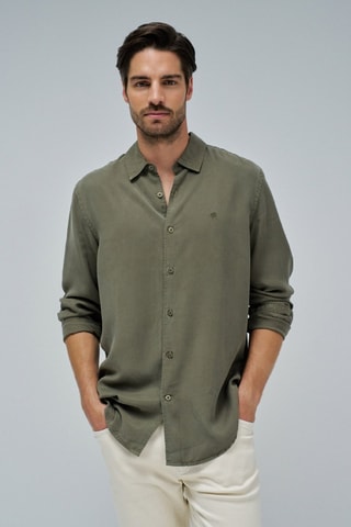 Chemise regular - Vert