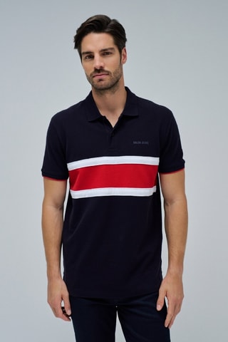 Polo regular - Bleu