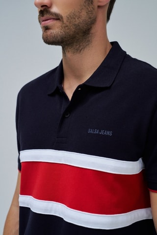 Polo regular - Bleu
